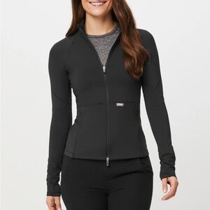 Figs on shift contour knit jacket, small